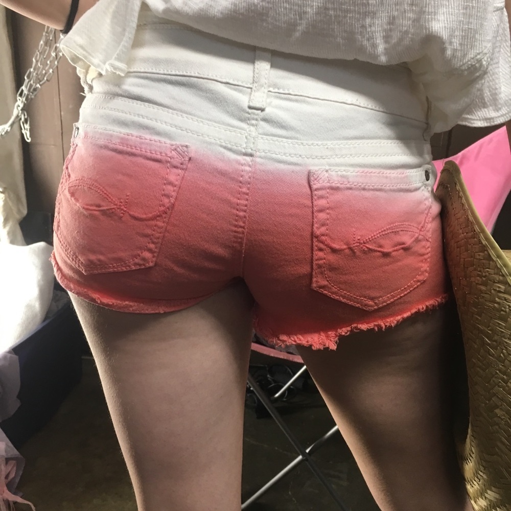 Hot Kiss Cici Front Lace Cut Off Jean Shorts 🔥